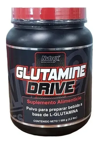 Glutamina Nutrex Glutamine Drive 1000g 200 serviços Sabor sem sabor