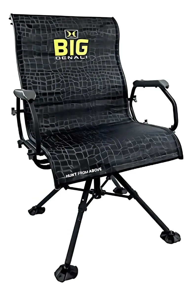 Cadeira de caça Hawk Big Denali Luxury Xl com giro silencioso