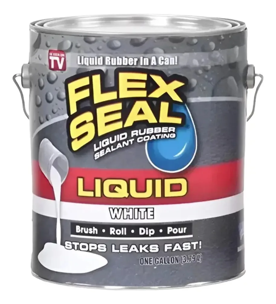 Selante branco imediato Flex Seal Liquid White de 3,79 lt