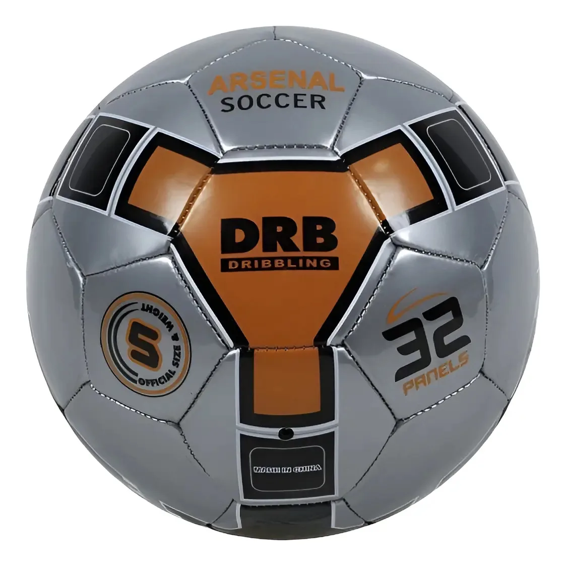 Bola de Futebol Arsenal #5 Prata