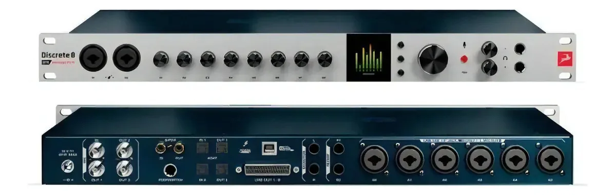 Interface de áudio Antelope Discrete 8 Pro Synergy Core Silver