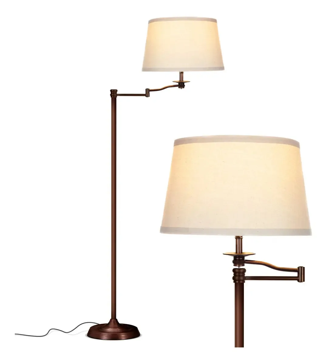 Luminária de chão LED Brightech Caden,