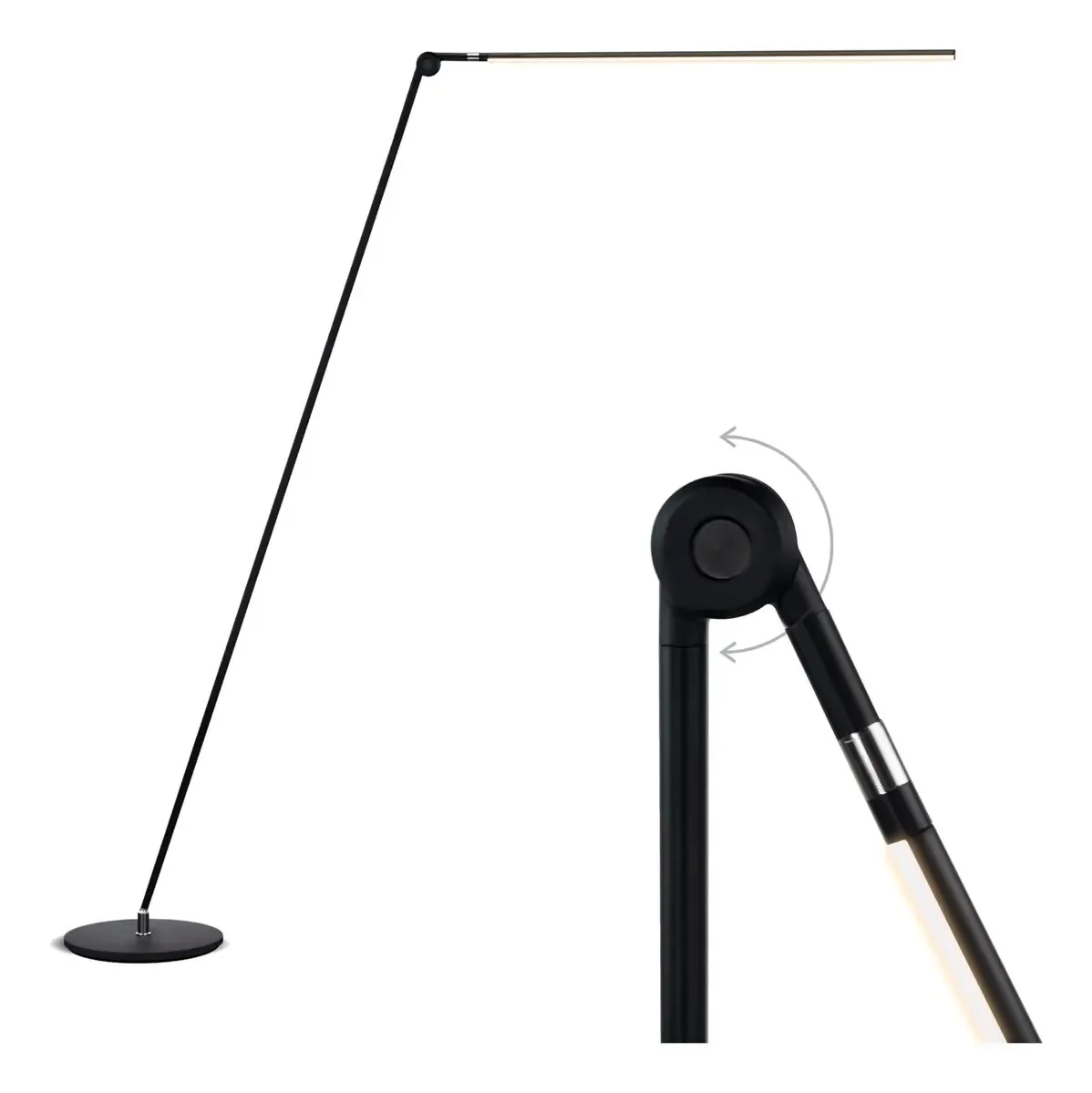 Brightech Libra - Luminária de chão LED, mini luminária de chão