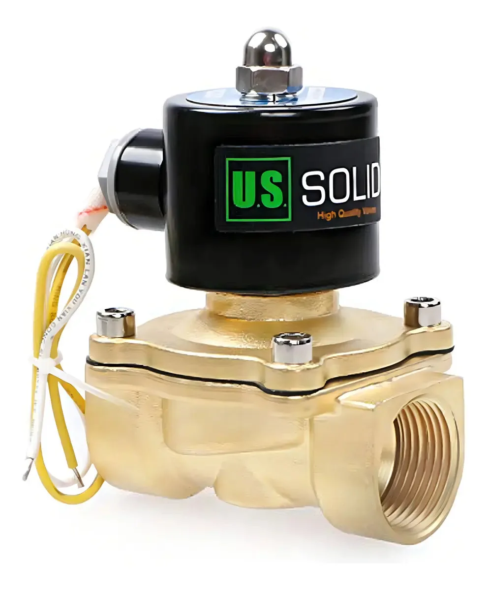 Válvula solenóide elétrica de latão Nc 110v Ac