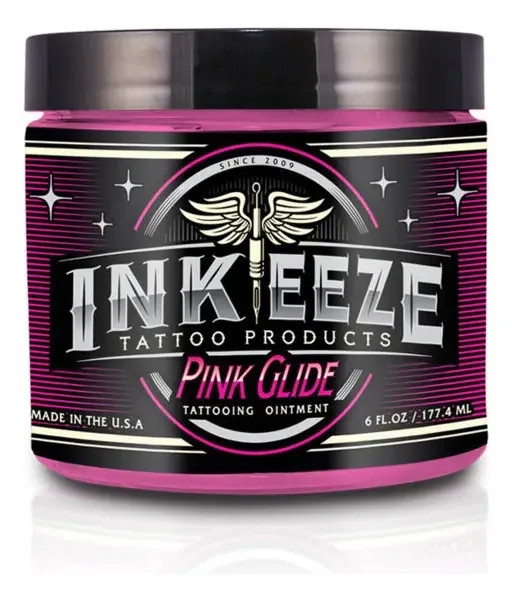 Pink Glide 6 Oz. - Bálsamo de tatuagem Inkeeze