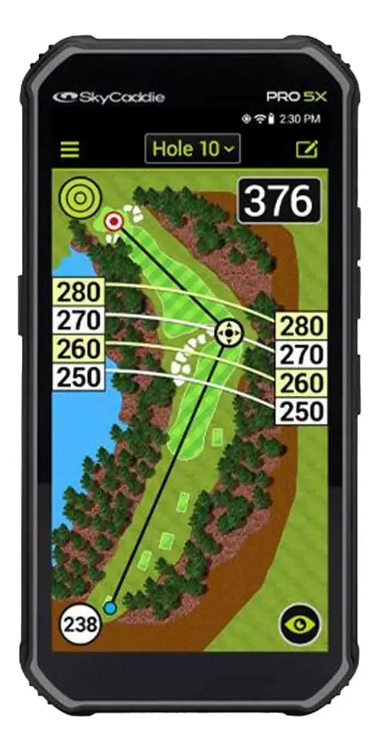 GPS de golfe Skygolf Skycaddie Pro 5x preto