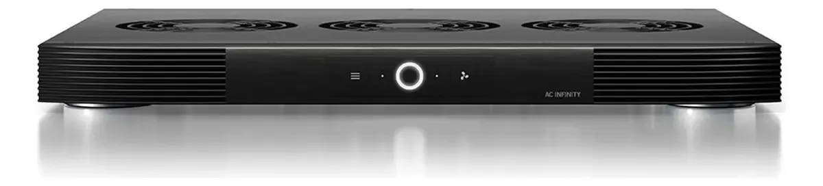 Sistema de resfriamento Aircom S9 17 Ac Infinity projetado para amplificadores, equipamentos de som e DVDs
