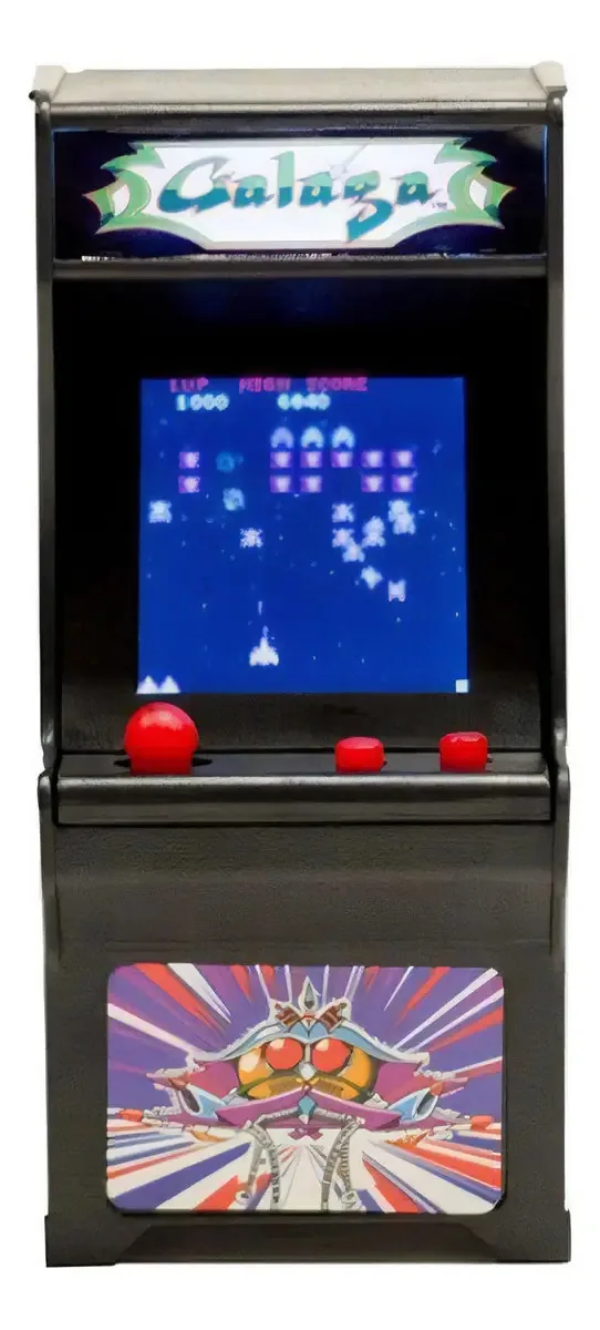 Mini novidade colecionável Tiny Arcade Galaga + 8 anos