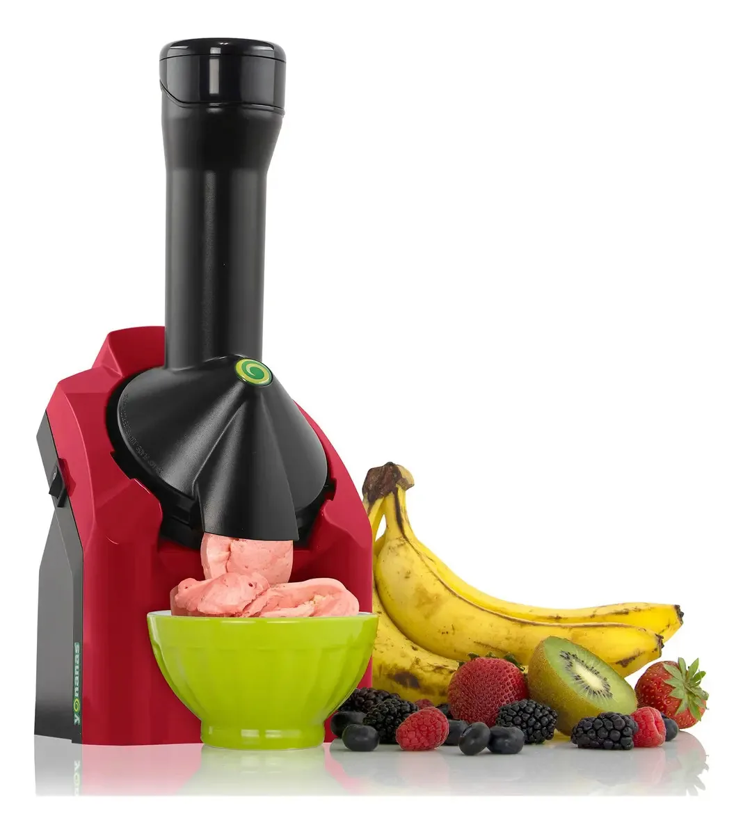 Yonanas - 902ª máquina clássica para servir sobremesas básicas. Cor: vermelho