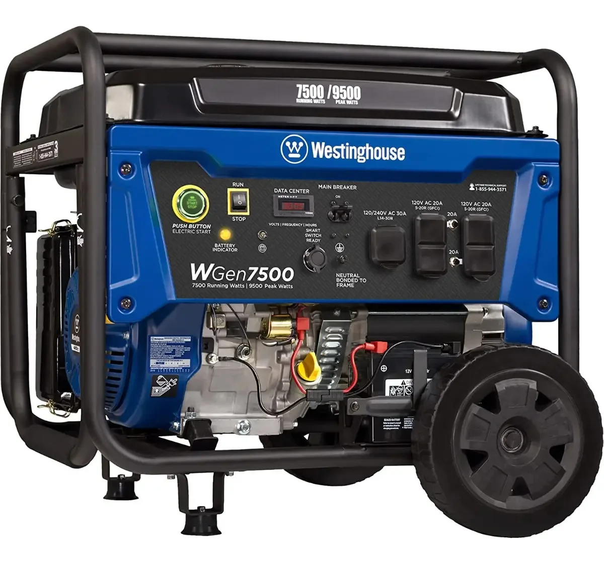 Usina de energia Westinghouse Wgen7500 9500/7500 Watts