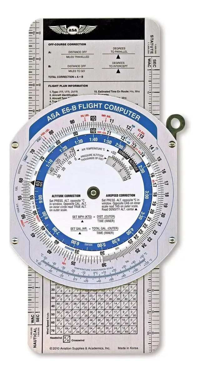 Computador de voo Asas Color E6b