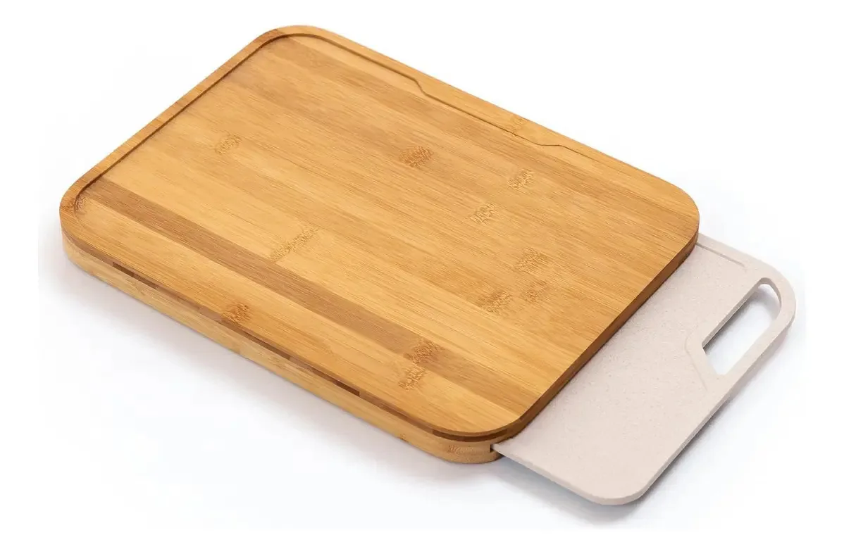 Tábua de corte de bambu Kitchenedge com tábua de corte