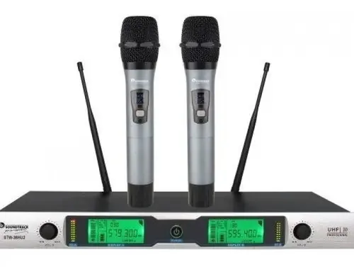 Microfones de mão/frec. Fixo/Recep.2 canais STW36hu2