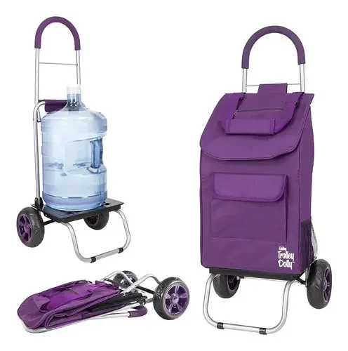 Carrinho dobrável Dbest Products Dolly Purple para