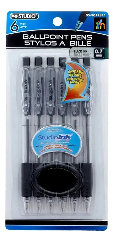 Canetas pretas Lamy Safari Blue, 6 unidades