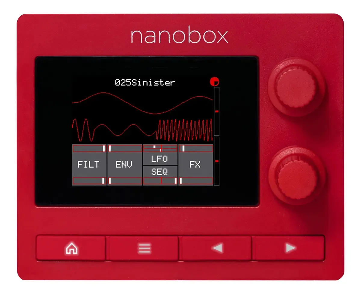 Sintetizador polifônico Nanobox Fireball Wavetable 1010music