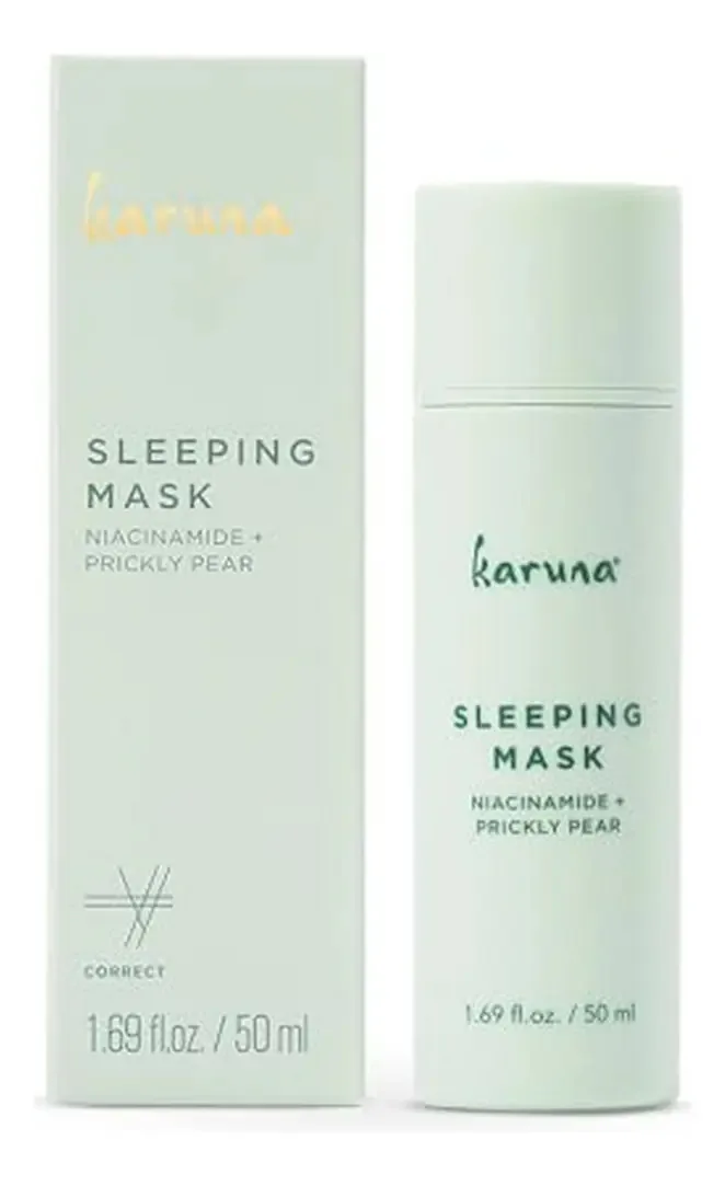 Máscara de dormir Karuna 50ml - Máscara facial renovadora de niacina