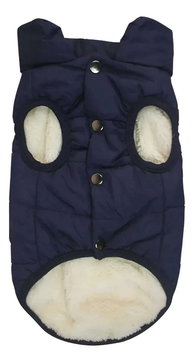 Colete para animais de estimação, roupas para animais de estimação, jaqueta grande, cor P, azul marinho/3GG