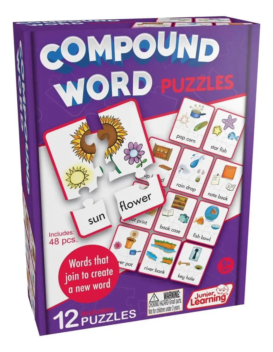Quebra-cabeças de palavras compostas Junior Learning Jl244