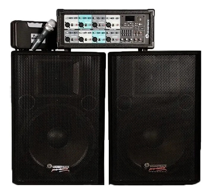 Sistema de áudio portátil SHA-108BT Soundtrack cor preto