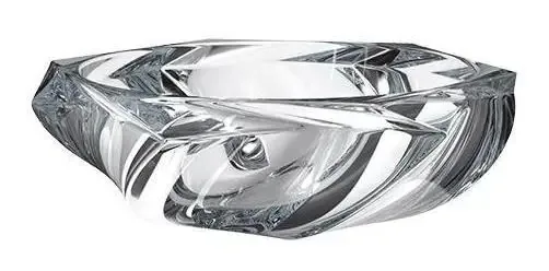 Centro De Mesa Macao Em Cristal Bohemia 10,2cm