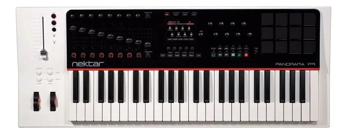 Teclado Controlador MIDI Nektar Panorama P4 49 Teclas com Aftertouch e 9 Faders