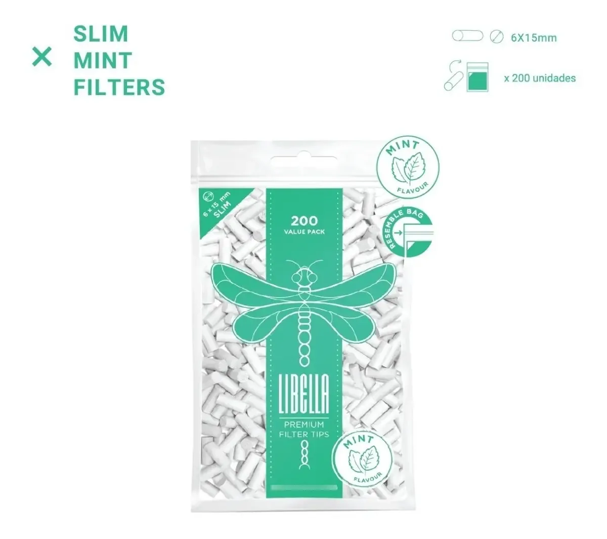 2 filtros Libella Super Mint 200u