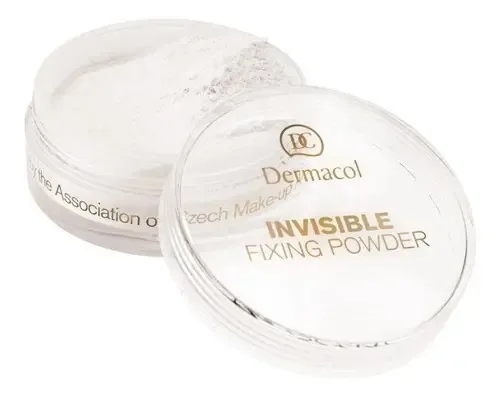 Pó de fixação invisível Dermacol Base em pó de fixação invisível em tom branco - 13g