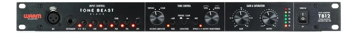 Pré-amplificador de microfone Warm Audio T412 Tone Beast