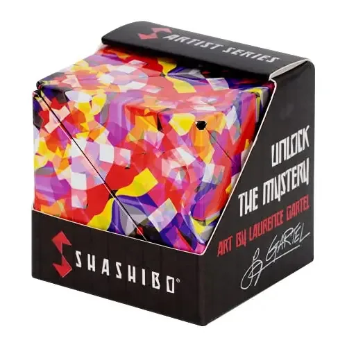 Jogo Shashibo Shape-Changing Cube para aliviar a ansiedade
