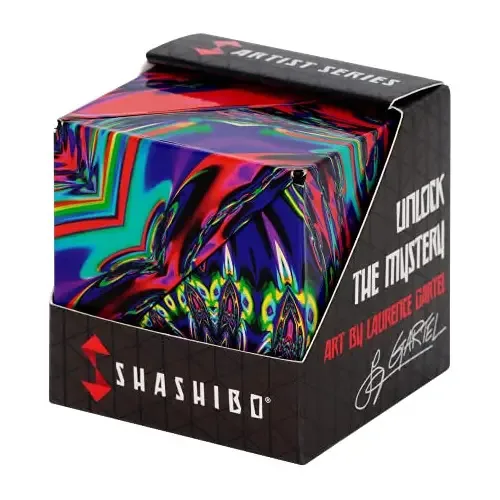 Jogo Shashibo Shape-Changing Cube para aliviar a ansiedade
