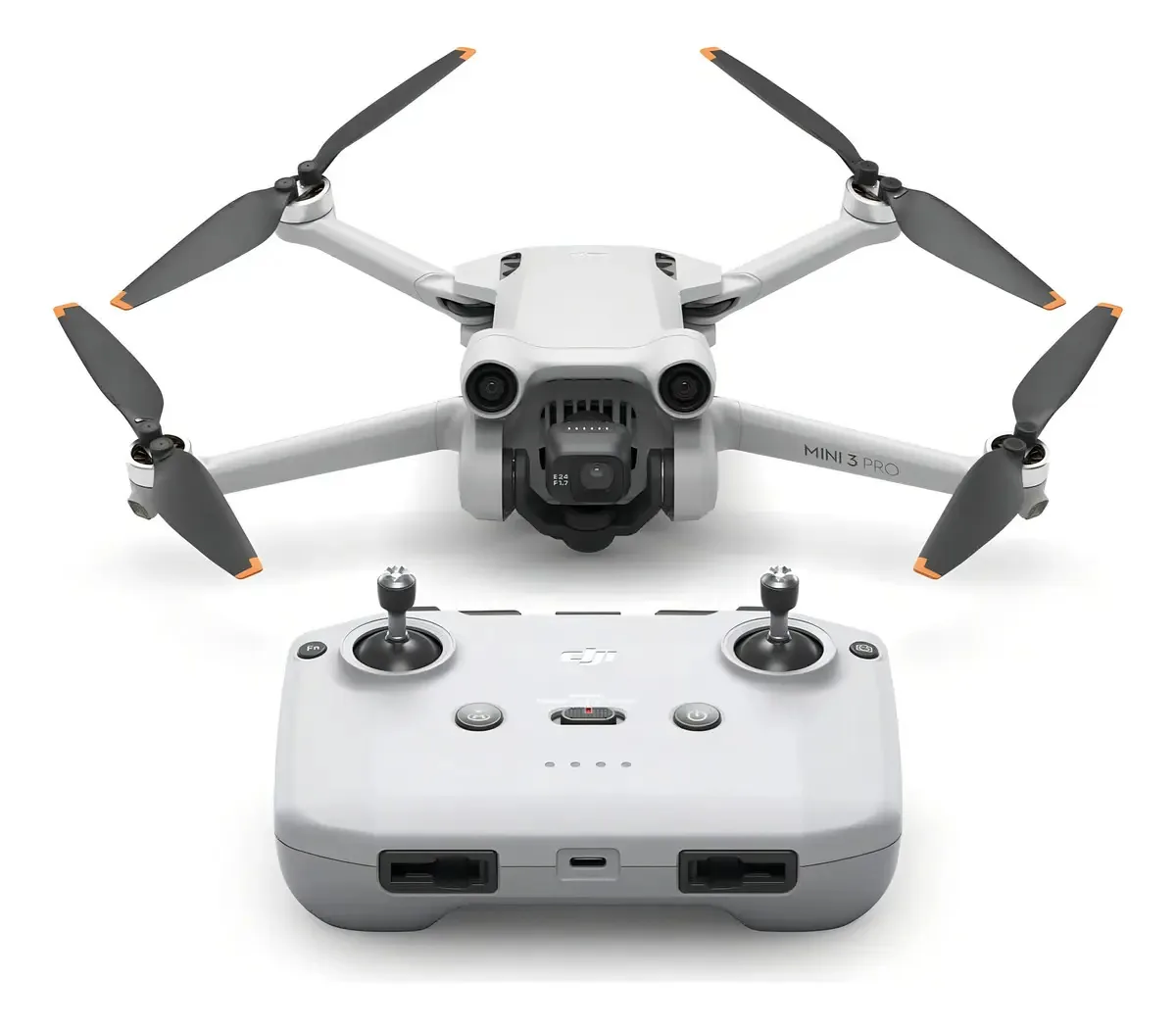 Câmera Drone Dji Mini 3 Pro Bateria de drone e acessórios Cor cinza