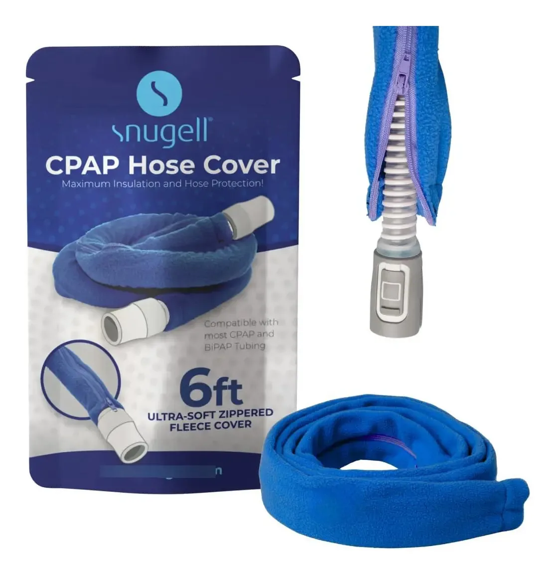 Capa de Mangueira Cpap Forro Polar Ultrafino e Proteção
