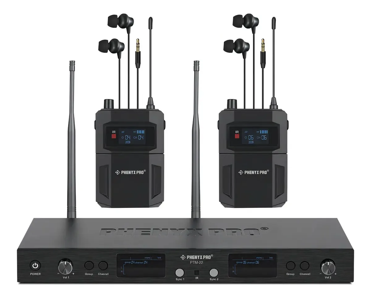 Sistema de monitor de ouvido, Mono, Ptm-22, Phenyx Pro