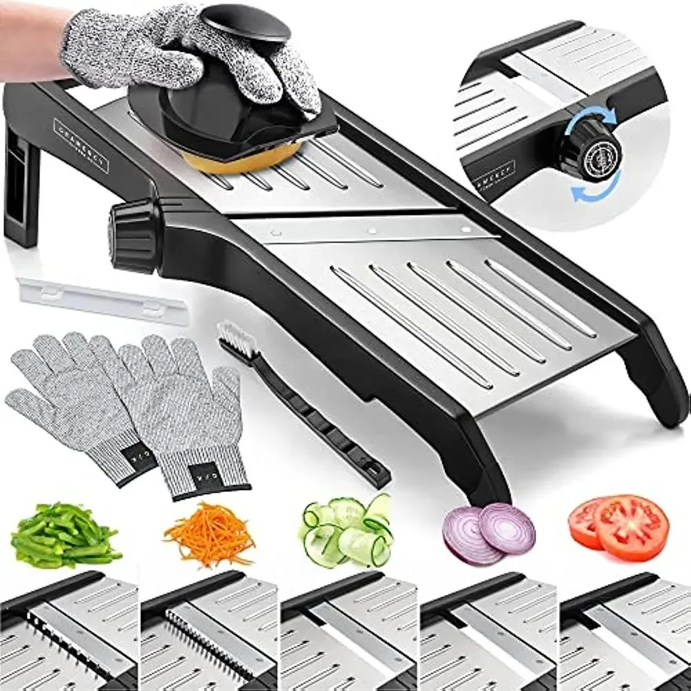 Gramercy Kitchen Company Fatiador de alimentos com bandolim A