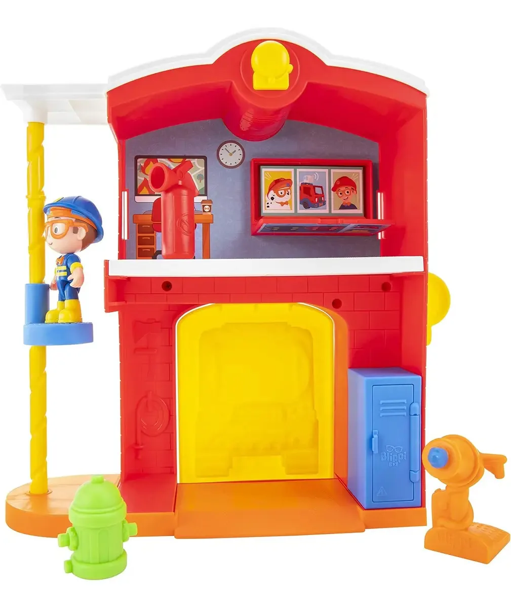 Brinquedos, bonecos, acessórios e conjunto de brinquedos de bombeiro Blippi