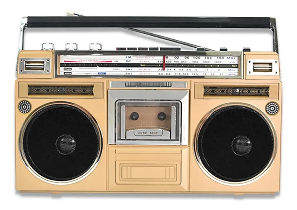 Boombox portátil com leitor de CD e cassete, rádio Dab com rádio Fm e Dab+, gravação USB, receptor Bluetooth+alto-falantes, ideal para reuniões familiares e viagens de ouro