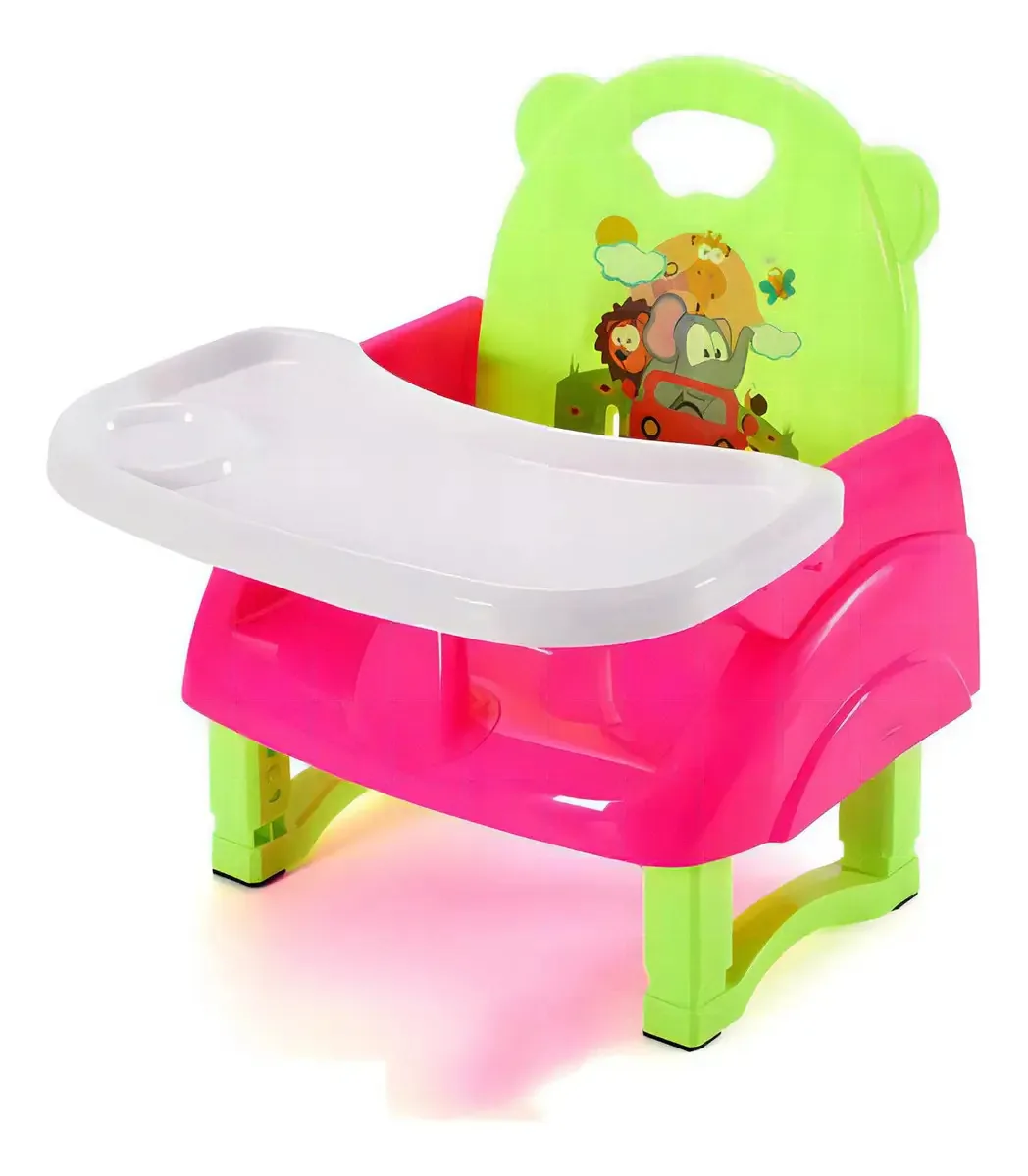 Cadeira de alimentação de bebê portátil Metinca Pink Booster