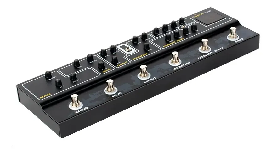Pedal de efeito preto Caline C-300