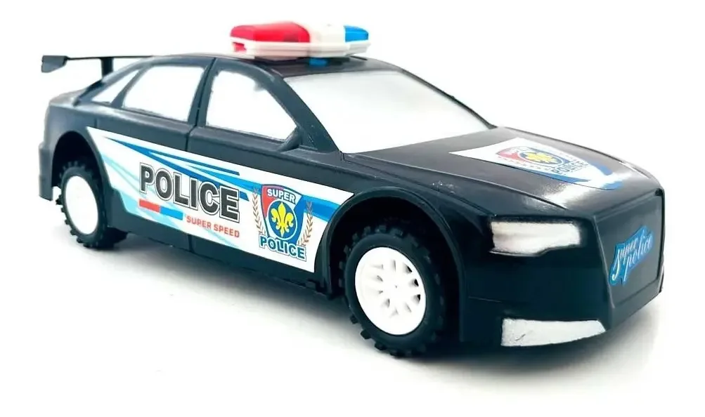 Brinquedo de carro Black Friction Police