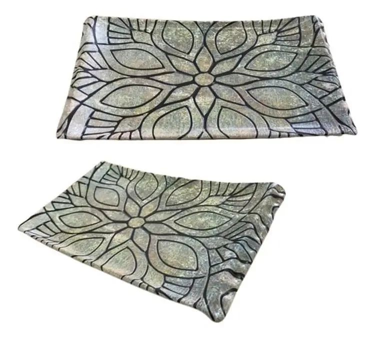 2 Pratos Retangular Petisqueira Comida Japonesa 20x30