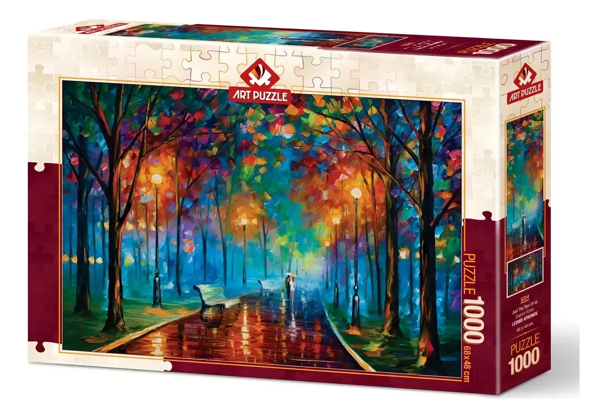 Quebra-cabeça de arte e quebra-cabeça andando no parque 1000 Pz 5224
