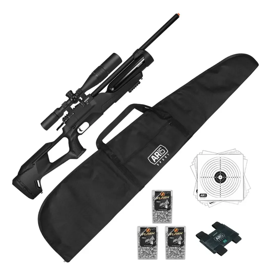 Carabina De Pressao 5.5mm Pcp Reximex Accura + Luneta 3-9x40