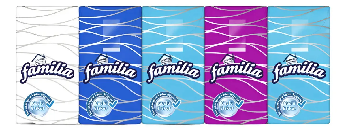 Lenços Descartáveis Familia Pack X 10 - Caixa X 24 Packs Cor Branco