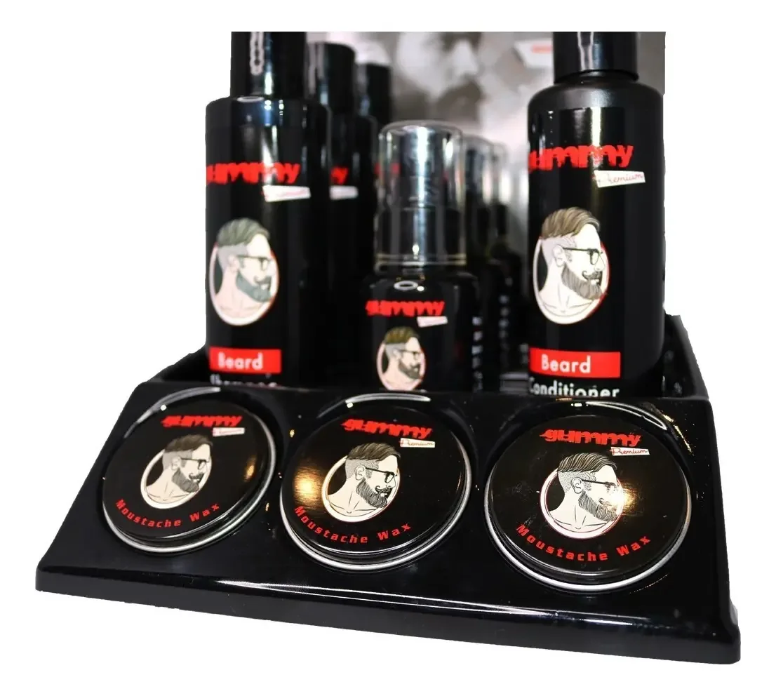 Kit de óleo condicionador Barberia Gummy Beard Wax