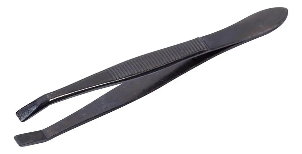 Pinças Solingen Professional Line, pinças de aço inoxidável. Cor Prata