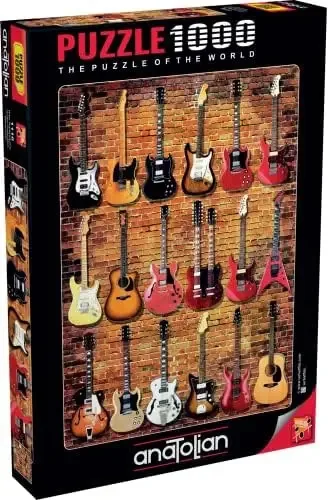 Anatolian Puzzle - Coleção de guitarras, 1000 quebra-cabeças