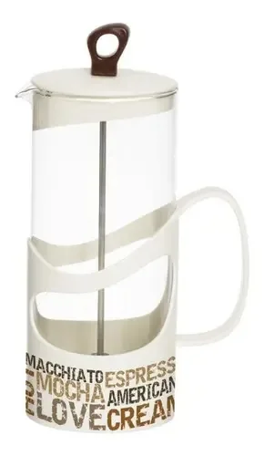 Cafeteira Francesa Coffee 400ml Cor Branco