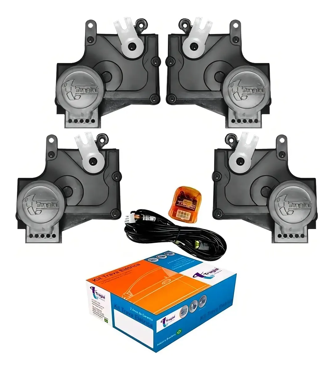 Kit Travas Eletricas Tragial 4 Portas Palio Celta Fiesta Uno