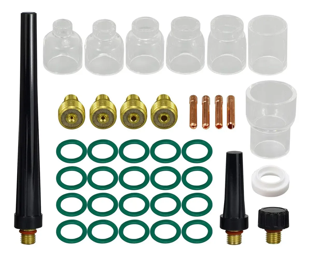 Conjunto de lentes e isoladores para 39 Pi Tig Torch